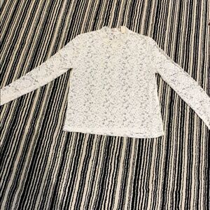 Levi’s white lace top